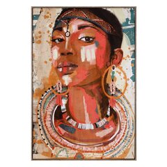 Canvas 83 x 123 cm Āfrikas sieviete cena un informācija | Gleznas | 220.lv