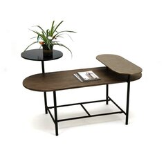 Кофейный столик DKD Home Decor 116 x 76 x 64 cm Металл Алюминий Деревянный MDF цена и информация | Журнальные столики | 220.lv