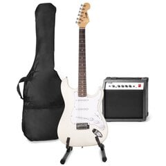 Комплект для электрогитары MAX GigKit, включая подставку для гитары, белый цена и информация | Гитары | 220.lv