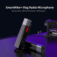 SABINETEK SmartMike + bezvadu Bluetooth mazs piespraužams mikrofons, trokšņu slāpēšana un augsta skaņas kvalitāte cena un informācija | Mikrofoni | 220.lv