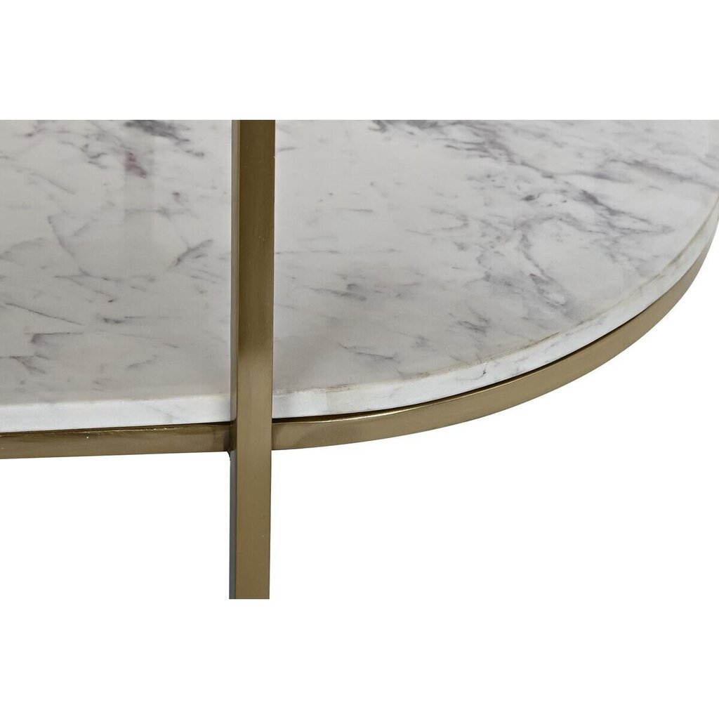 Centrālais galds DKD Home Decor Metāls Marmors Glamour (116 x 50 x 43 cm) цена и информация | Žurnālgaldiņi | 220.lv