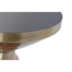 Mazs galdiņš DKD Home Decor 40,5 x 40,5 x 49 cm Stikls Melns Bronza Metāls Brūns cena un informācija | Žurnālgaldiņi | 220.lv