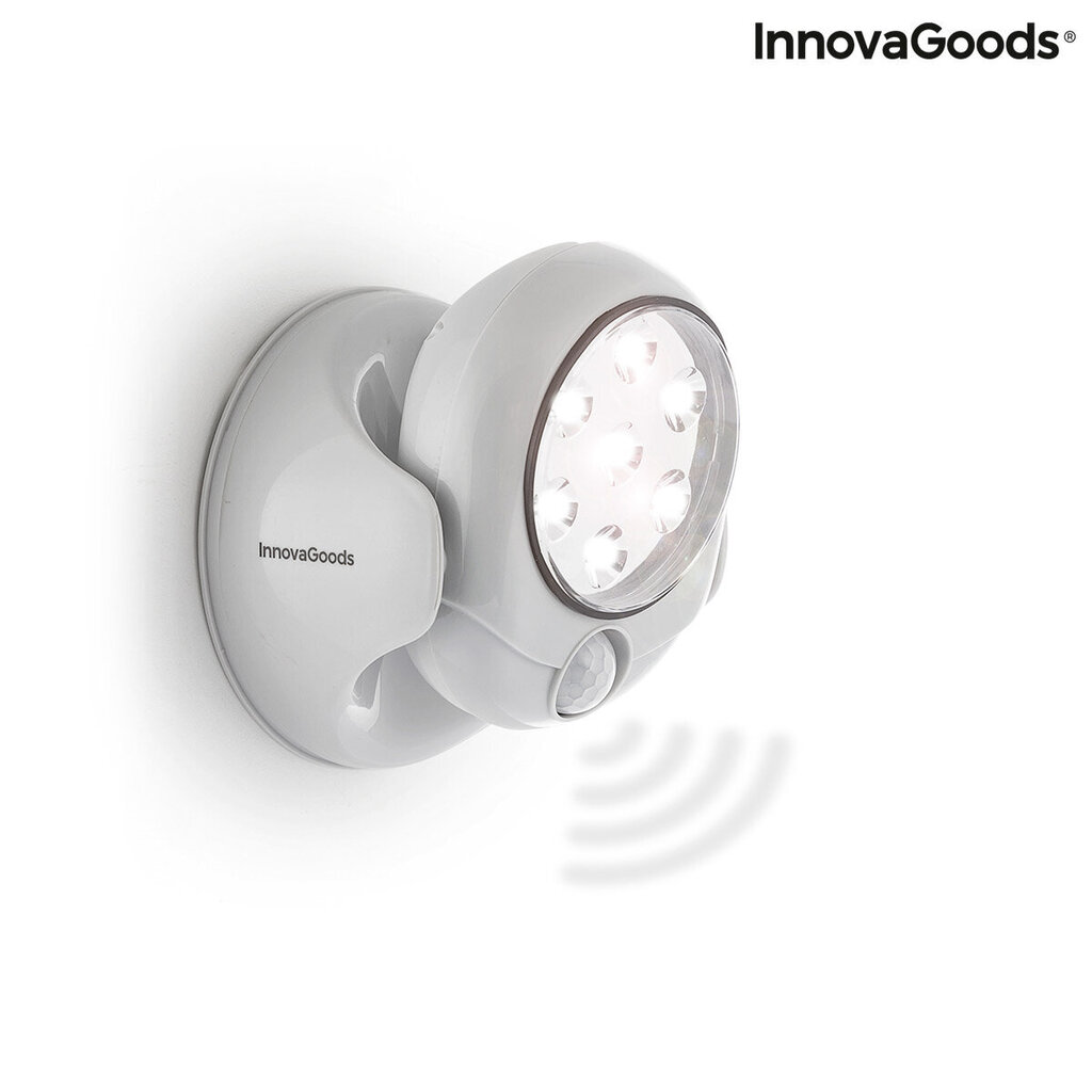 LED Lampa ar Kustību Sensoru Lumact 360º InnovaGoods cena un informācija | Iebūvējamās lampas, LED paneļi | 220.lv