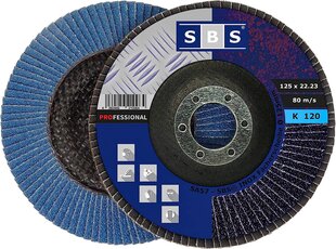 Slīpēšanas disks SBS 125 mm, 10 gab. cena un informācija | Rokas instrumenti | 220.lv