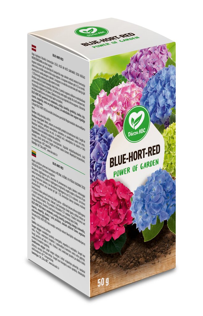 Maisījums hortenziju kopšanai Blue Hort Red, 50g цена и информация | Augu kopšanas līdzekļi | 220.lv