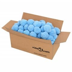 vidaXL antibakteriālas filtra bumbas, zilas, 1400 g, polietilēns cena un informācija | Baseina filtri | 220.lv