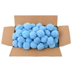 vidaXL antibakteriālas filtra bumbas, zilas, 1400 g, polietilēns cena un informācija | Baseina filtri | 220.lv