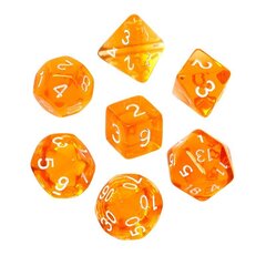 Kauliņu komplekts Rebel Rpg Mini Crystal, oranžs cena un informācija | Galda spēles | 220.lv