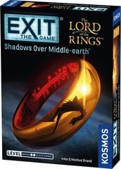 Настольная игра Exit: The Game The Lord of the Rings : Shadows over Middle-earth, ENG цена и информация | Настольные игры, головоломки | 220.lv