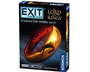 Настольная игра Exit: The Game The Lord of the Rings : Shadows over Middle-earth, ENG цена и информация | Настольные игры, головоломки | 220.lv
