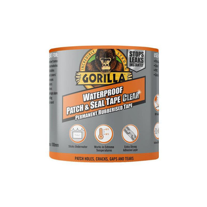 Gorilla lente Patch & Seal 2.4m, clear cena un informācija | Rokas instrumenti | 220.lv