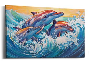 Glezna Dolphin cena un informācija | Gleznas | 220.lv
