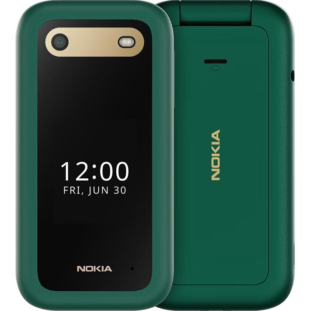 Nokia 2660 Flip 4G Lush Green (1GF011KPJ1A05) cena un informācija | Mobilie telefoni | 220.lv