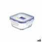 Hermētiska Pusdienu Kastīte Luminarc Pure Box Active 380 ml Daudzkrāsains Stikls (6 gb.) цена и информация | Trauki pārtikas uzglabāšanai | 220.lv