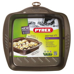 Форма для выпечки Pyrex Asimetria Квадратный Чёрный Металл 24 x 24 cm (6 штук) цена и информация | Формы, посуда для выпечки | 220.lv