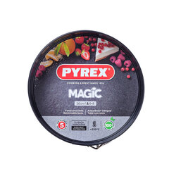Съемная форма Pyrex Magic Круглый Чёрный Металл Ø 26 cm 4 штук цена и информация | Формы, посуда для выпечки | 220.lv
