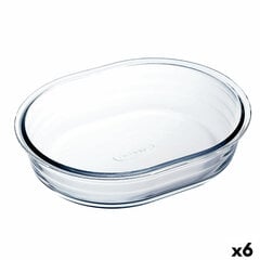 Форма для выпечки Ô Cuisine Овальный Прозрачный 25 x 20 x 6 cm (6 штук) цена и информация | Формы, посуда для выпечки | 220.lv