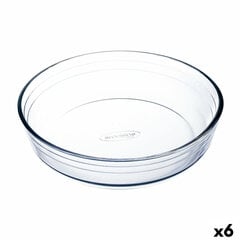 Форма для выпечки Ô Cuisine Круглый 23 x 23 x 6 cm Прозрачный (6 штук) цена и информация | Формы, посуда для выпечки | 220.lv