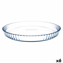 Форма для выпечки Pyrex Classic Круглый Простой 31 x 31 x 4 cm Прозрачный (6 штук) цена и информация | Формы, посуда для выпечки | 220.lv
