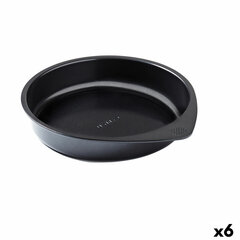 Krāsns Veidne Pyrex Magic Apaļš Melns Ø 26 cm (6 gb.) cena un informācija | Cepamais papīrs, trauki, formas | 220.lv