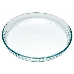 Krāsns Veidne Pyrex Classic Apaļš Plakans Caurspīdīgs 25 x 25 x 4 cm (6 gb.) cena un informācija | Cepamais papīrs, trauki, formas | 220.lv