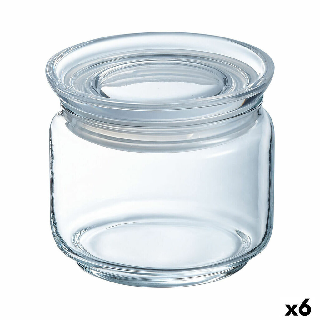 Burka Luminarc Pav Caurspīdīgs Silikona Stikls (500 ml) (6 gb.) cena un informācija | Trauki pārtikas uzglabāšanai | 220.lv