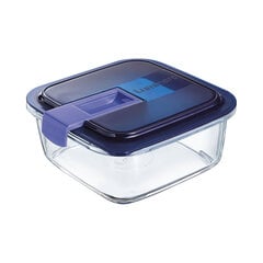 Hermētiska Pusdienu Kastīte Luminarc Easy Box Zils Stikls (6 gb.) (1,22 L) цена и информация | Посуда для хранения еды | 220.lv