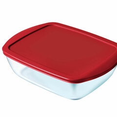 Hermētiska Pusdienu Kastīte Pyrex Cook & store Sarkans Stikls (400 ml) (6 gb.) цена и информация | Посуда для хранения еды | 220.lv