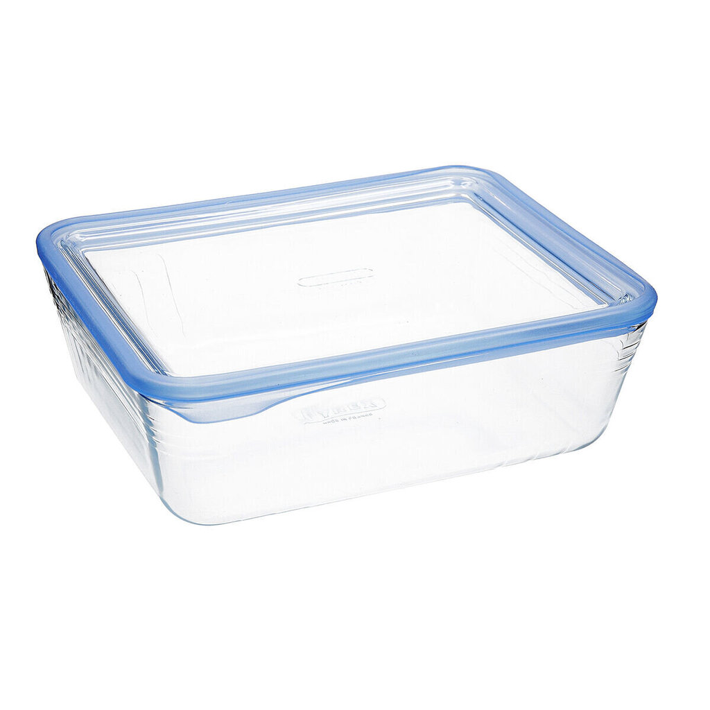 Hermētiska Pusdienu Kastīte Pyrex Pure Glass Caurspīdīgs Stikls (800 ml) (6 gb.) cena un informācija | Trauki pārtikas uzglabāšanai | 220.lv