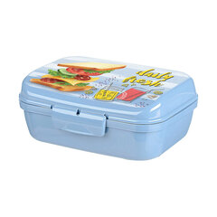 Pusdienu kastīte Titiz 1 L 16 x 12 x 6,5 cm Plastmasa cena un informācija | Trauki pārtikas uzglabāšanai | 220.lv