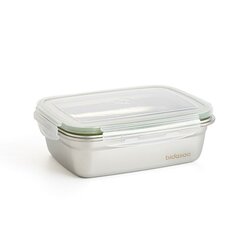 Герметичная коробочка для завтрака Bidasoa Theo 19,5 x 14,5 x 8 cm 850 ml Серебристый Металл (6 штук) цена и информация | Посуда для хранения еды | 220.lv