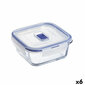 Hermētiska Pusdienu Kastīte Luminarc Pure Box Active 760 ml Daudzkrāsains Stikls (6 gb.) цена и информация | Trauki pārtikas uzglabāšanai | 220.lv