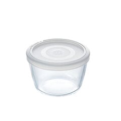 Круглая коробочка для завтраков с крышкой Pyrex Cook & Freeze 12 x 12 x 9 cm 600 ml Прозрачный Силикон Cтекло (8 штук) цена и информация | Посуда для хранения еды | 220.lv