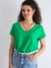 T-krekls, zaļš цена и информация | Женские футболки | 220.lv