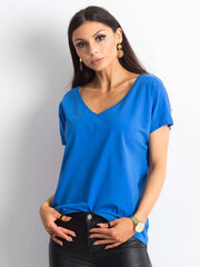 T-krekls, tumši zils цена и информация | Женские футболки | 220.lv