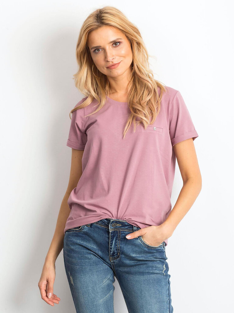T-krekls, tumši rozā цена и информация | T-krekli sievietēm | 220.lv