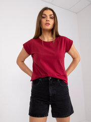 T-krekls, bordo цена и информация | Женские футболки | 220.lv