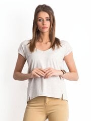 T-krekls, gaiši bēšs цена и информация | Женские футболки | 220.lv