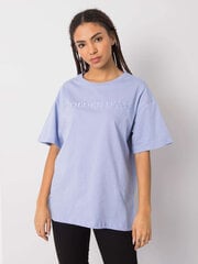 T-krekls, gaiši zils cena un informācija | T-krekli sievietēm | 220.lv