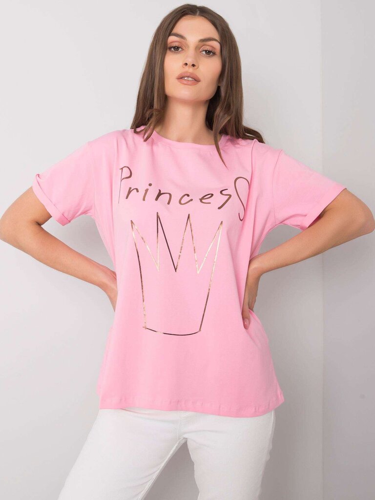 T-krekls, rozā cena un informācija | T-krekli sievietēm | 220.lv