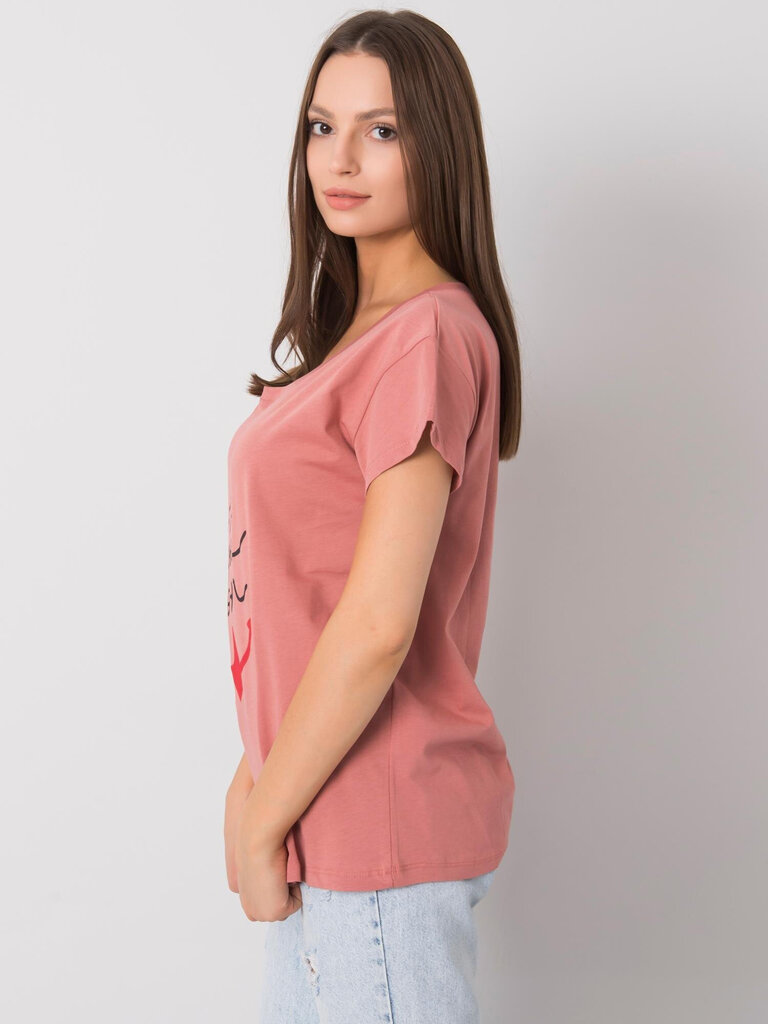 T-krekls, tumši rozā цена и информация | T-krekli sievietēm | 220.lv