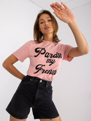 T-krekls, gaiši rozā cena un informācija | T-krekli sievietēm | 220.lv