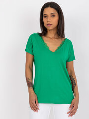 T-krekls, zaļš цена и информация | Женские футболки | 220.lv