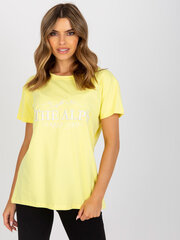 T-krekls, gaiši dzeltens cena un informācija | T-krekli sievietēm | 220.lv