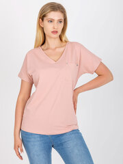 T-krekls, gaiši rozā цена и информация | Футболка женская | 220.lv