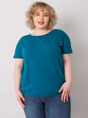 Короткая блузка, бирюзовая цена и информация | Женские футболки | 220.lv