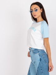 T-krekls, zils цена и информация | Женские футболки | 220.lv