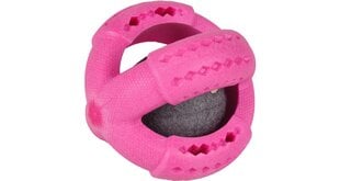 Flamingo suņu rotaļu tenisa bumba ø 11cm ar gumijas rozā apvalku cena un informācija | Rotaļlietas kaķiem | 220.lv