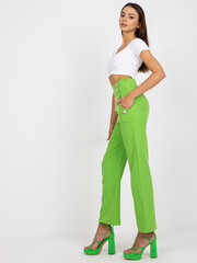 Bikses, gaiši zaļas цена и информация | Женские брюки | 220.lv