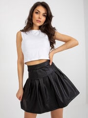 Svārki, melni цена и информация | Leather mini skirt xl | 220.lv